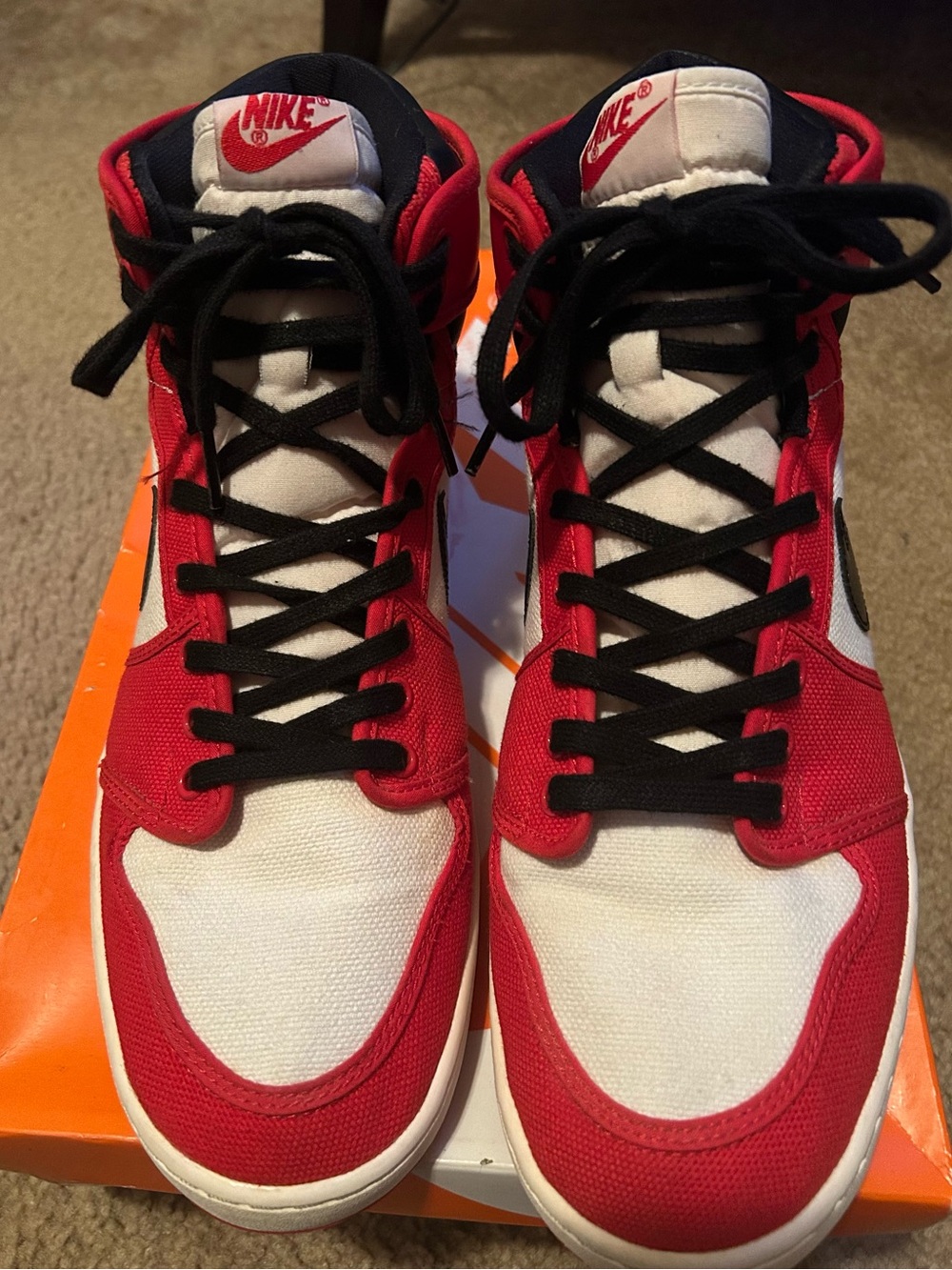 Air Jordan 1 AJKO Chicago Red,White & Black High-Top Sneakers